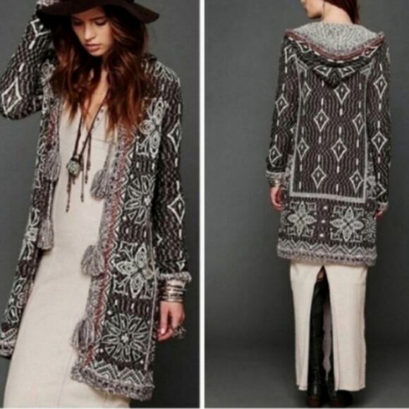 Free People Kai Pom XS Cardigan Sweater - Picture 1 of 13